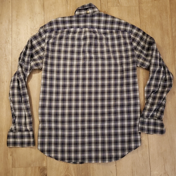 J CREW LONG SLEEVE TARTAN SHIRT: MENS S - Picture 2 of 4